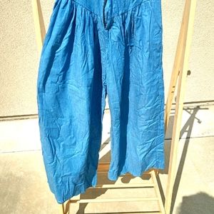 Women's Denim wide leg pants